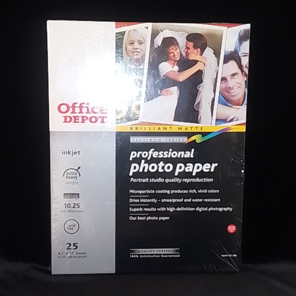 3 X Professional Photo Paper Brilliant Matte